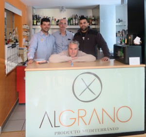 Carlos Lopez de Algrano con Paco, Pedro y Fernando de Yantarplus