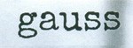 Gauss